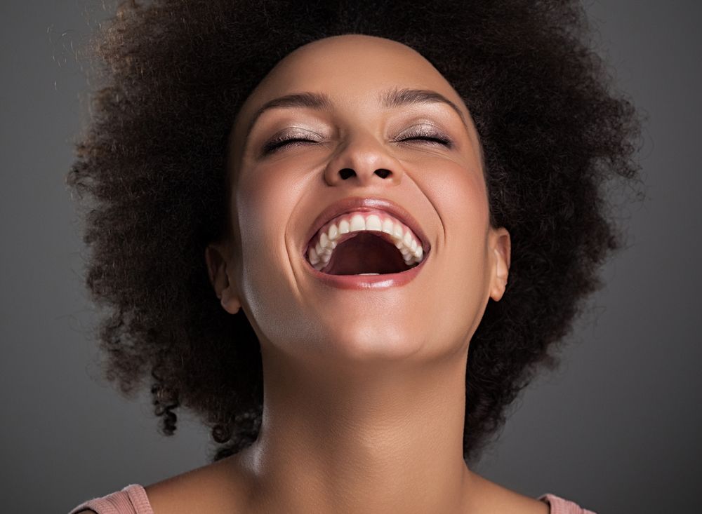 image of a woman smiling